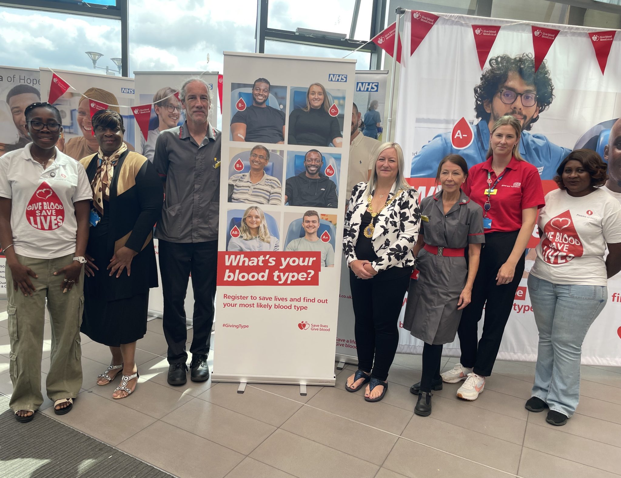 Know Your Blood Type event at Manor Hospital