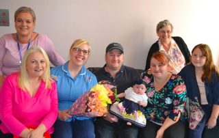 The Marshall family raised money for our neonatal unit