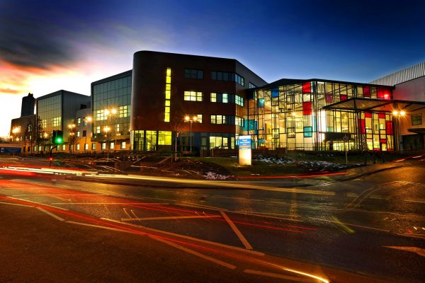 Walsall Manor Hospital at night