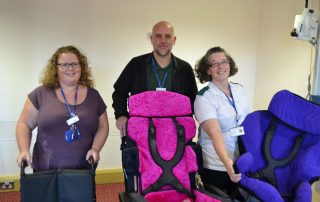 members of the walsall wheelchair service team