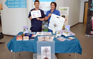 staff with the new blossom boxes