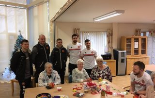 walsall fc players at fair oaks day hospice