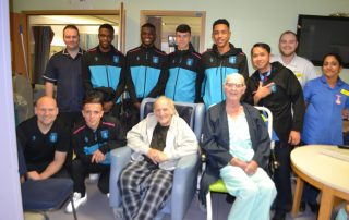 aston villa scholars visit ward 2