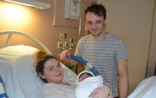 Leo was the first baby boy born on Christmas day