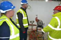 A tour inside the building work