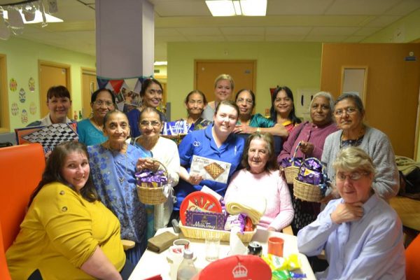 Hindu ladies sing a blessing for Ward 2