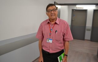 ICU volunteer Ken