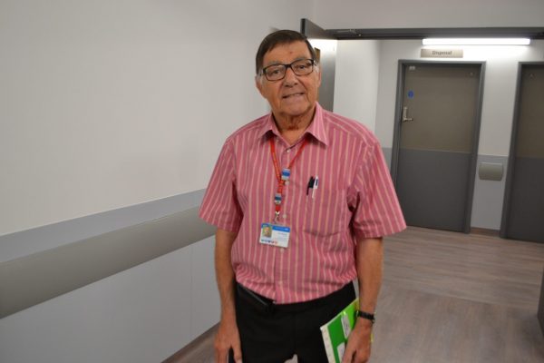 ICU volunteer Ken