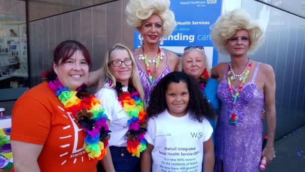 WiSH team at Walsall Pride 2019