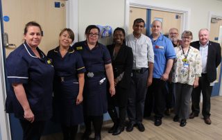 The team involved in our new neonatal unit