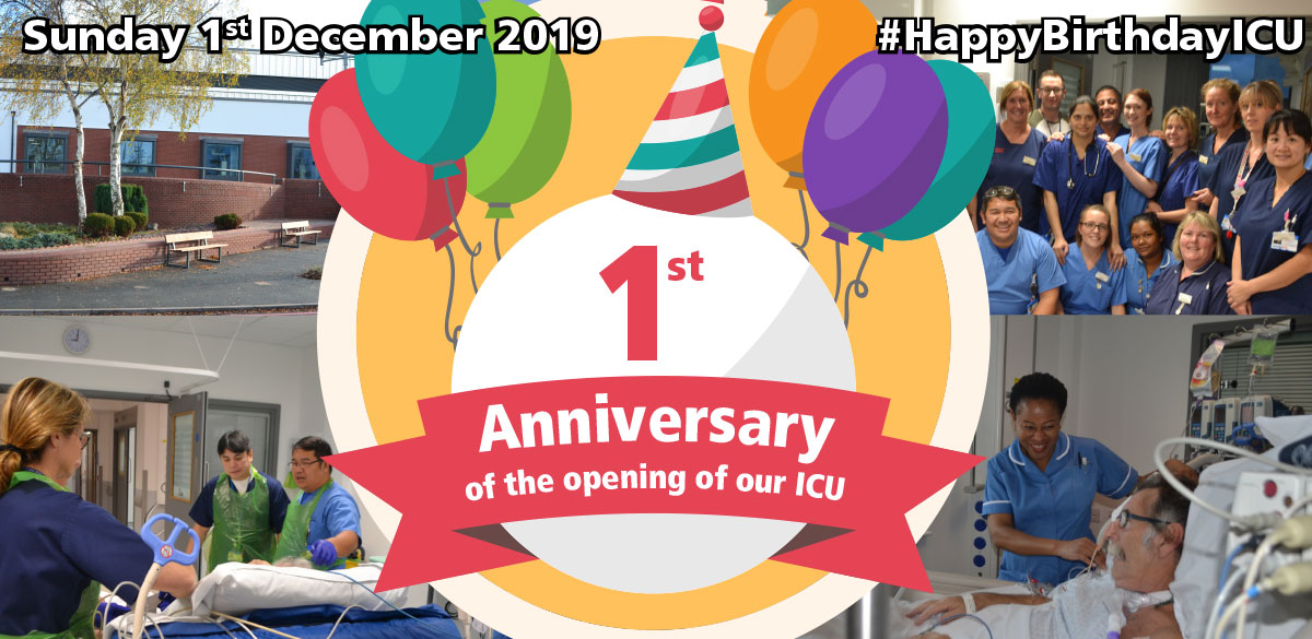 1st Anniversary of the opening of our ICU