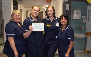 Staff celebrate ICU's first anniversary