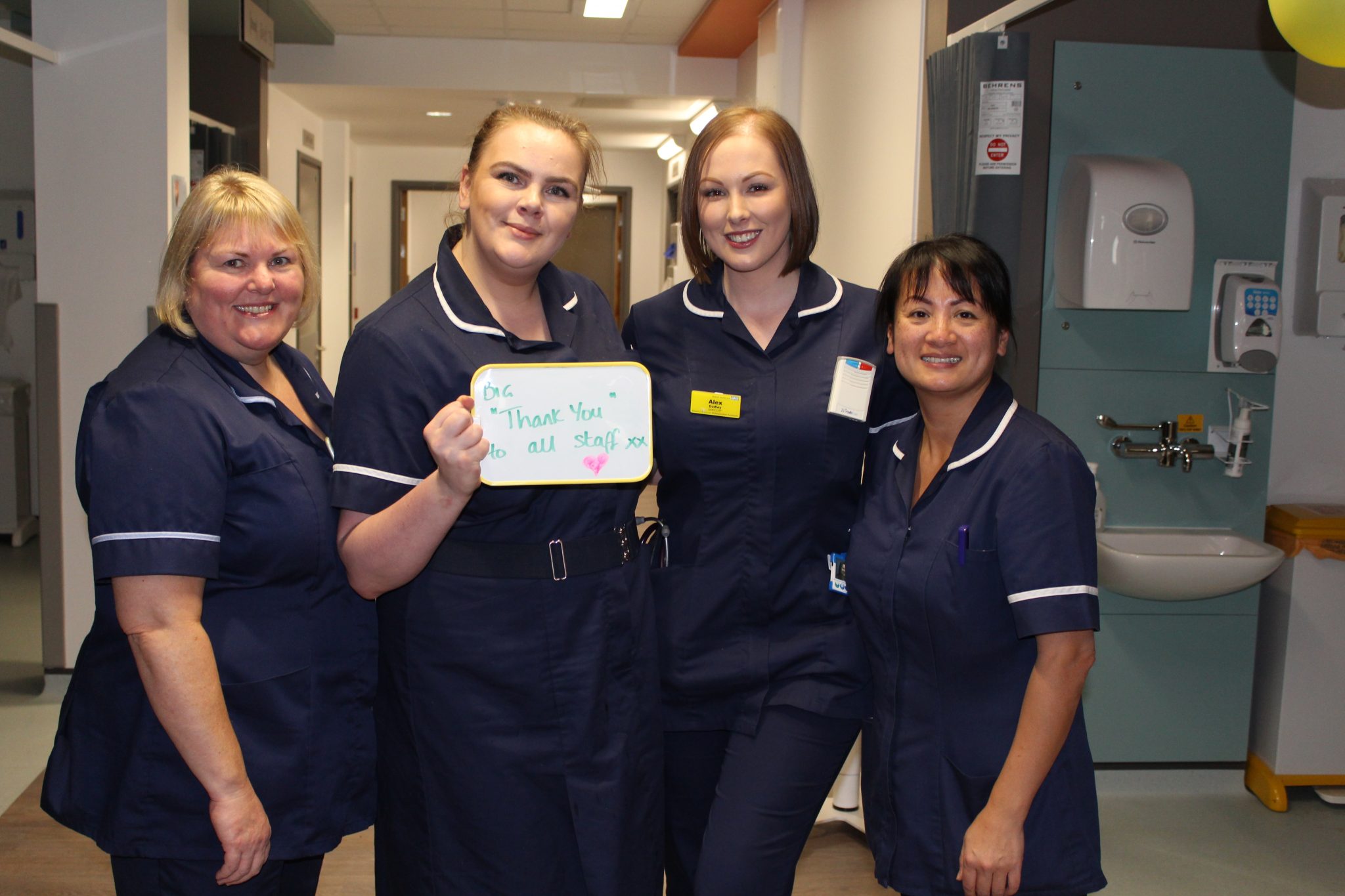 Staff celebrate ICU's first anniversary