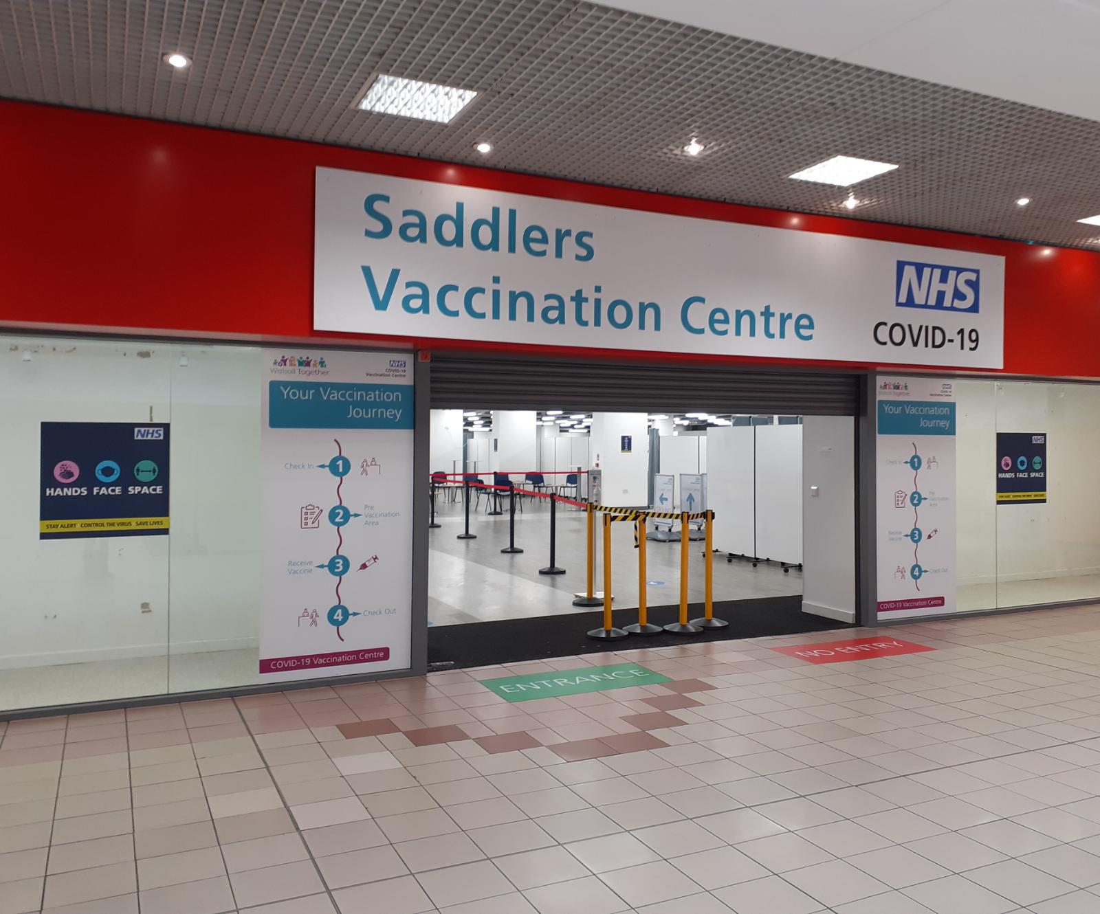 saddlers vaccination centre