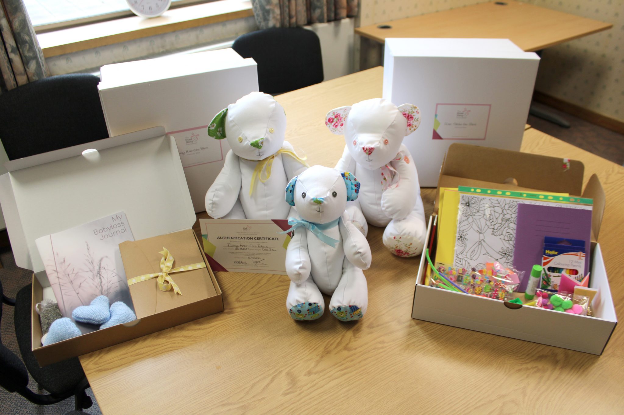 Wellbeing boxes for bereaved parents