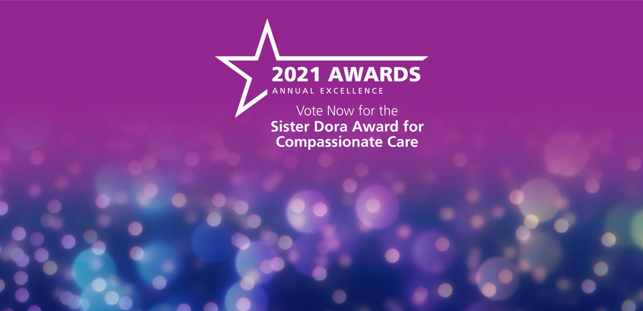 Staff Awards 2021 - Sister Dora Award for Compassionate Care