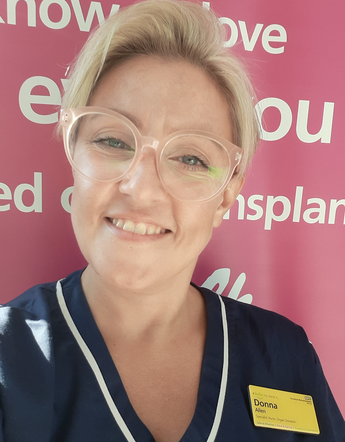 Donna Allen - Specialist Nurse Organ Donation