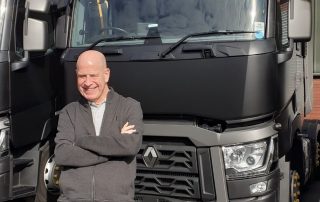 David and the truck named after him