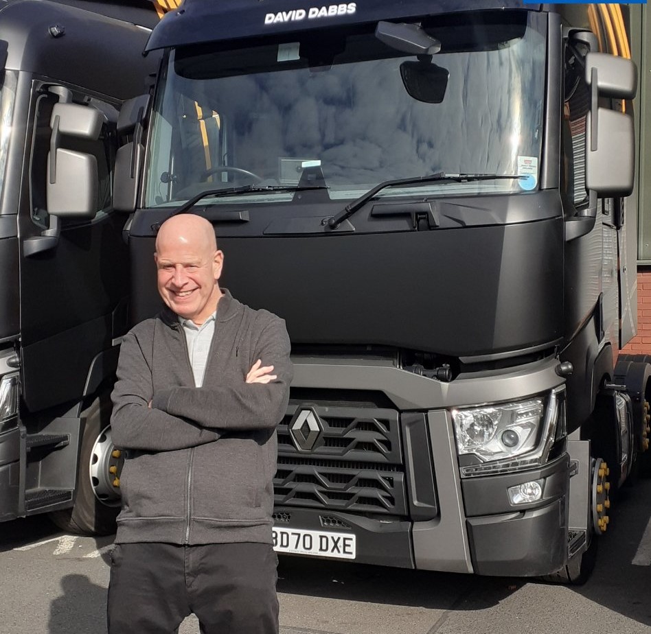 David and the truck named after him