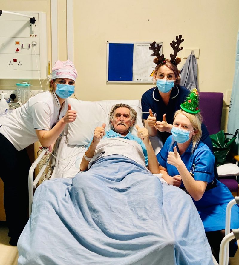 Vic’s best Christmas present – home after 120 days - Walsall Healthcare ...