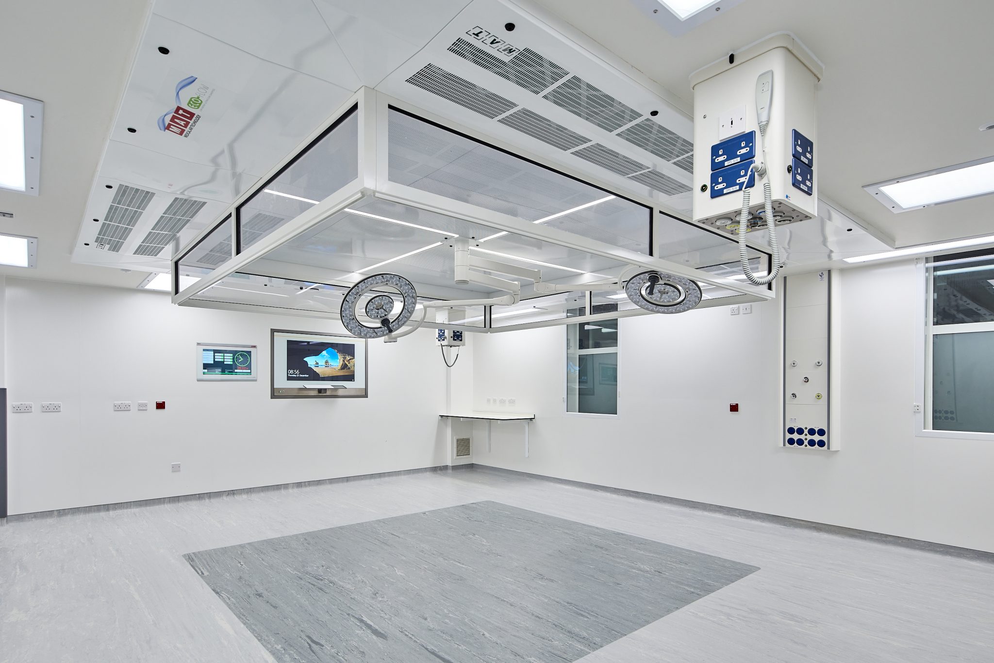 Theatres have been improved at the hospital