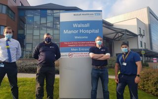 RE:Act volunteers at manor Hospital