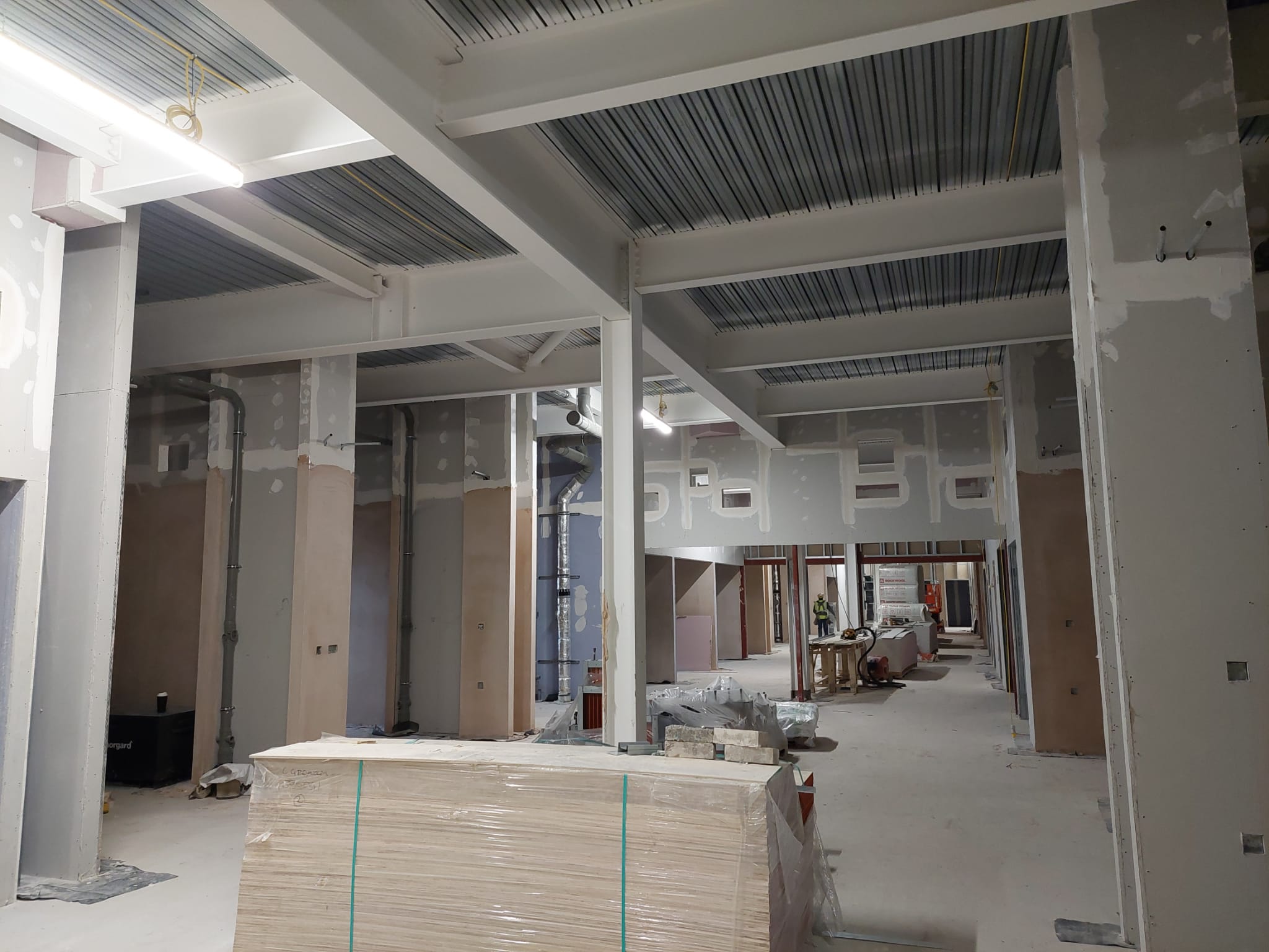 Inside the new build