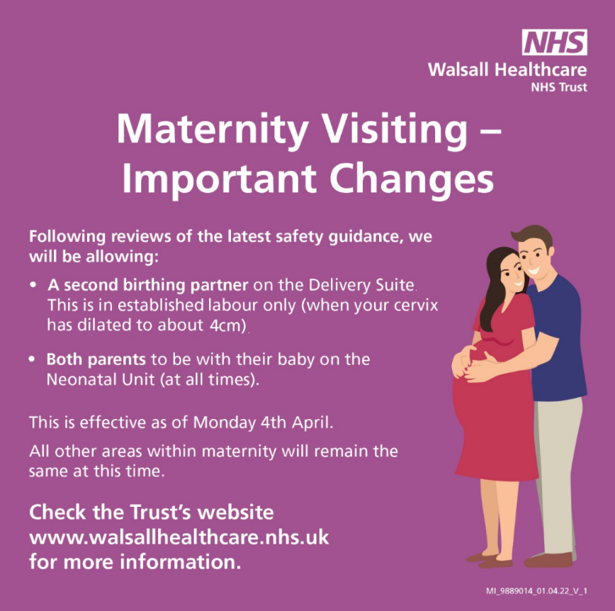Maternity arrangements for birthing partners