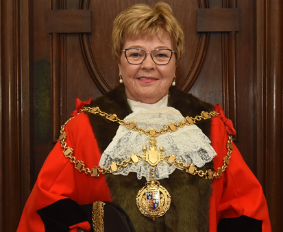 The Mayor of Walsall Councillor Rose Martin