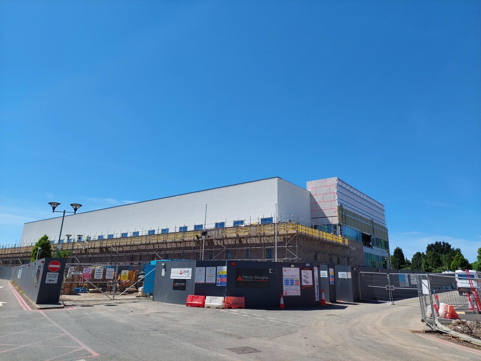 Exterior of the new build Urgent and Emergency Care Centre