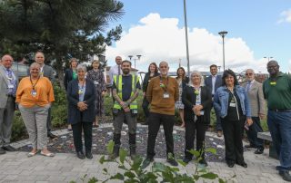 Unison and colleagues joined Walsall's Trust Board at today's tree planting