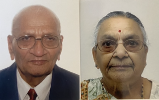 The late Mr and Mrs Patel