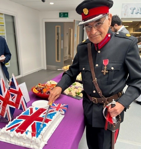 Prof Gatrad carrying out his Deputy Lieutenant role