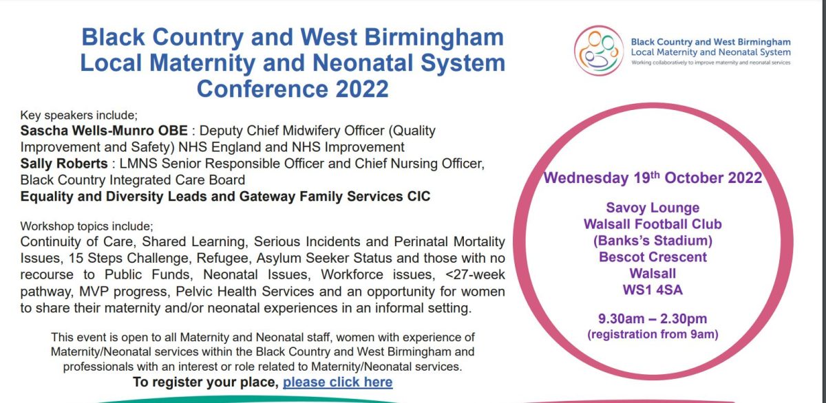Spotlight on maternity and neonatal services at October conference