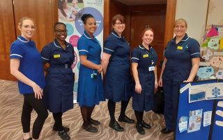 Midwives from Walsall at the event