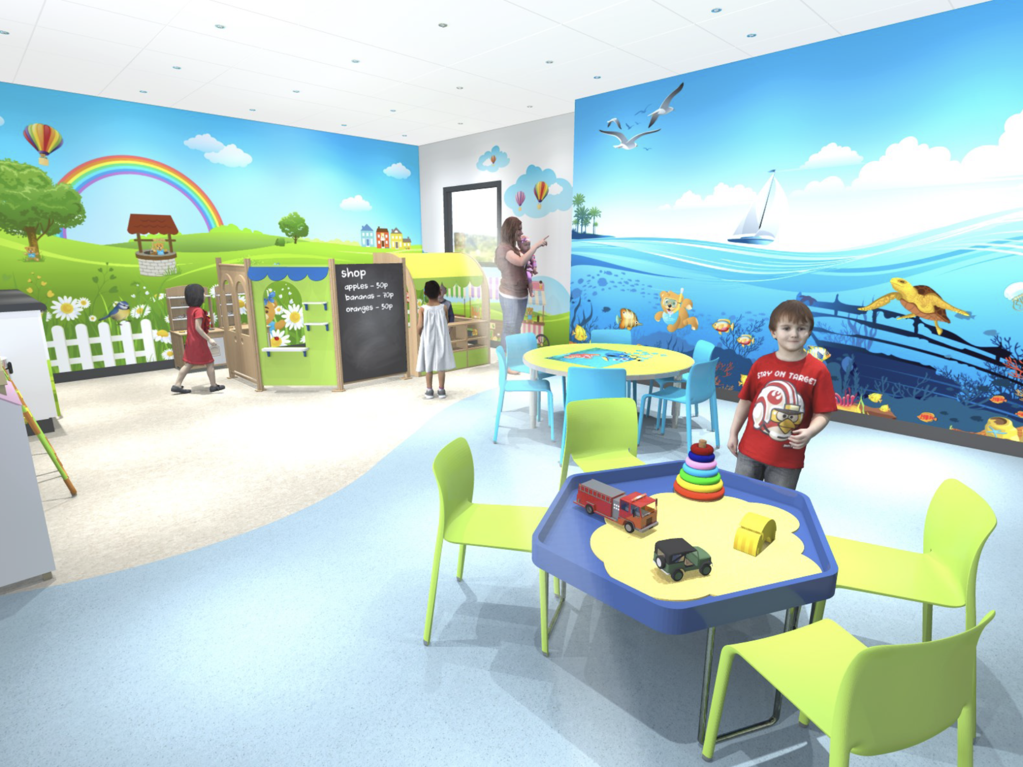 How the new playroom may look