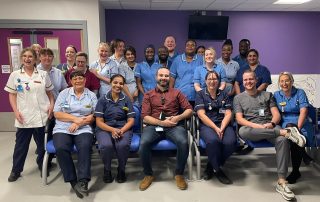 Some of the staff team involved in moving the Emergency department into its new home