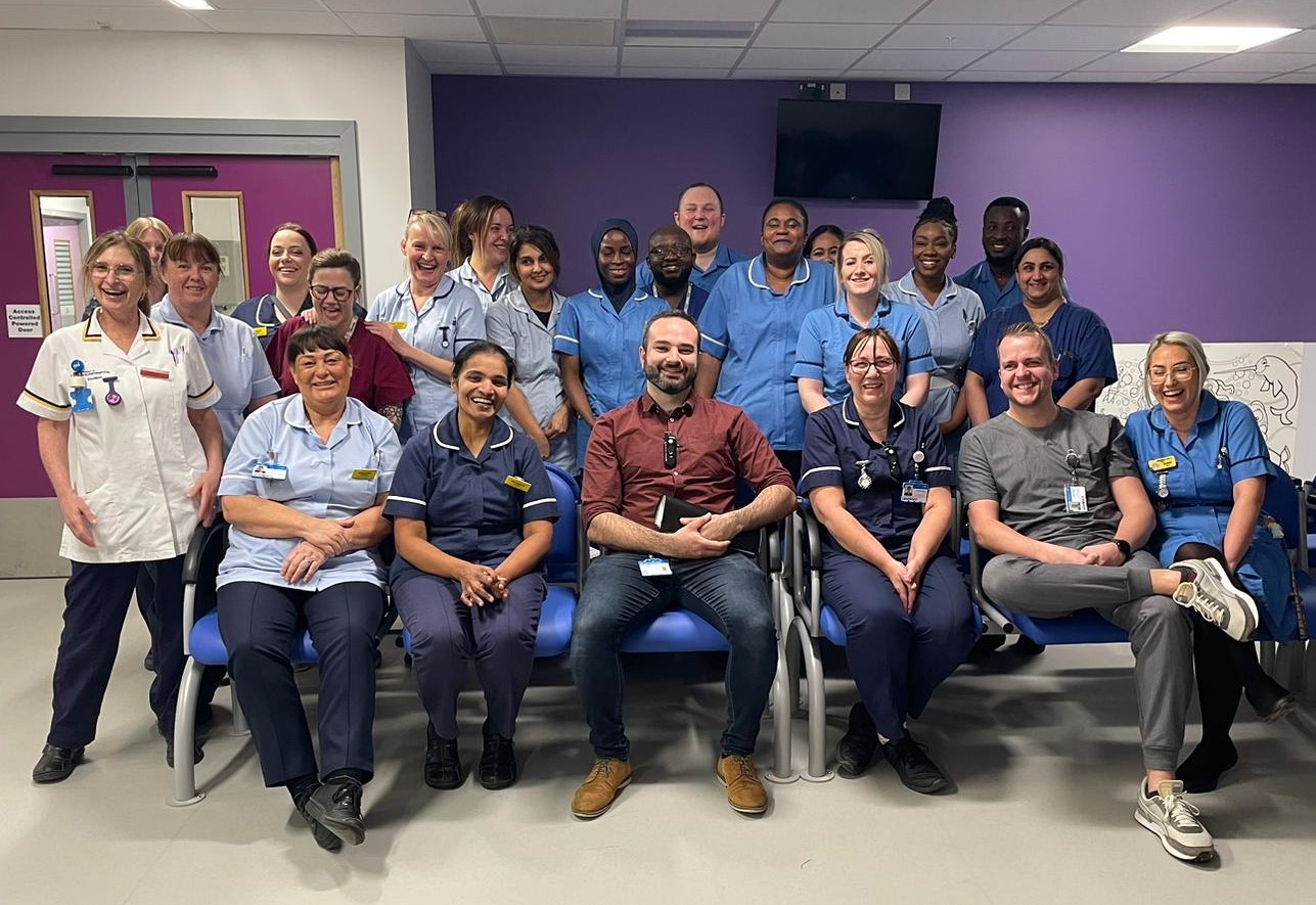 Some of the staff team involved in moving the Emergency department into its new home