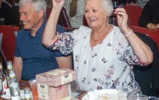 Guests enjoy the bingo