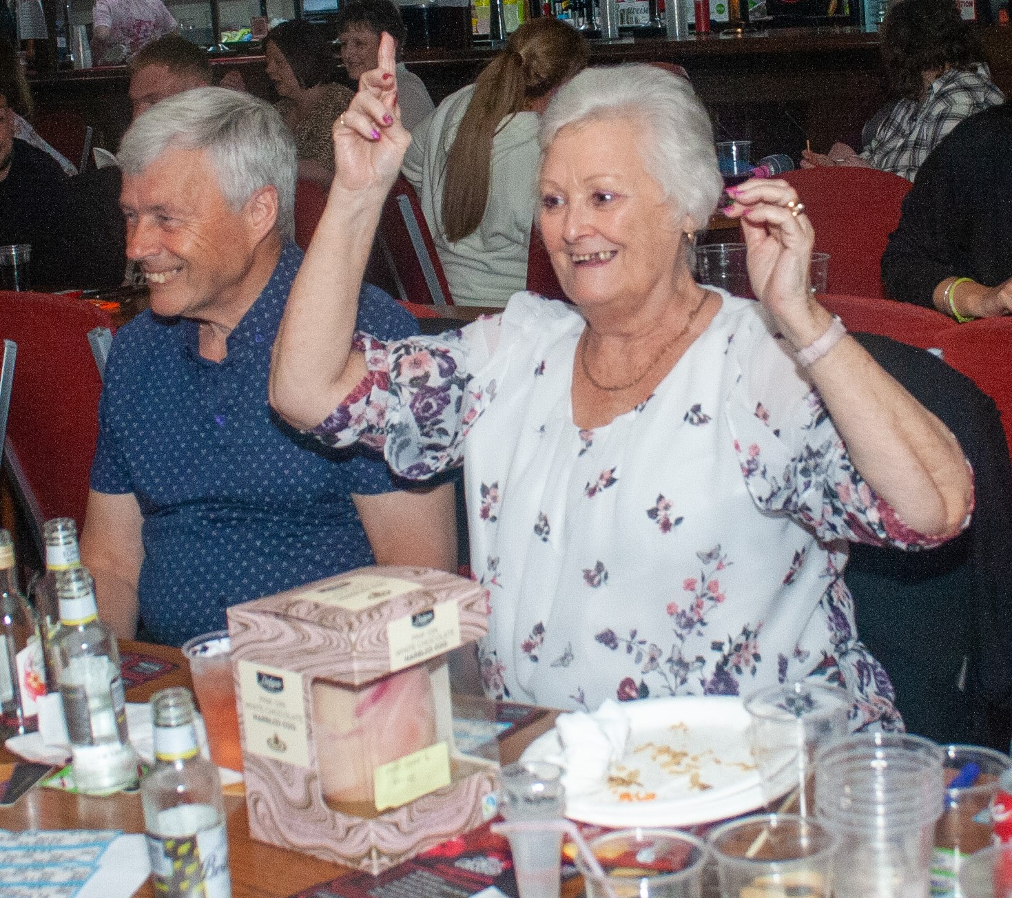 Guests enjoy the bingo