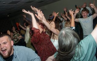 Guests filled the dance floor