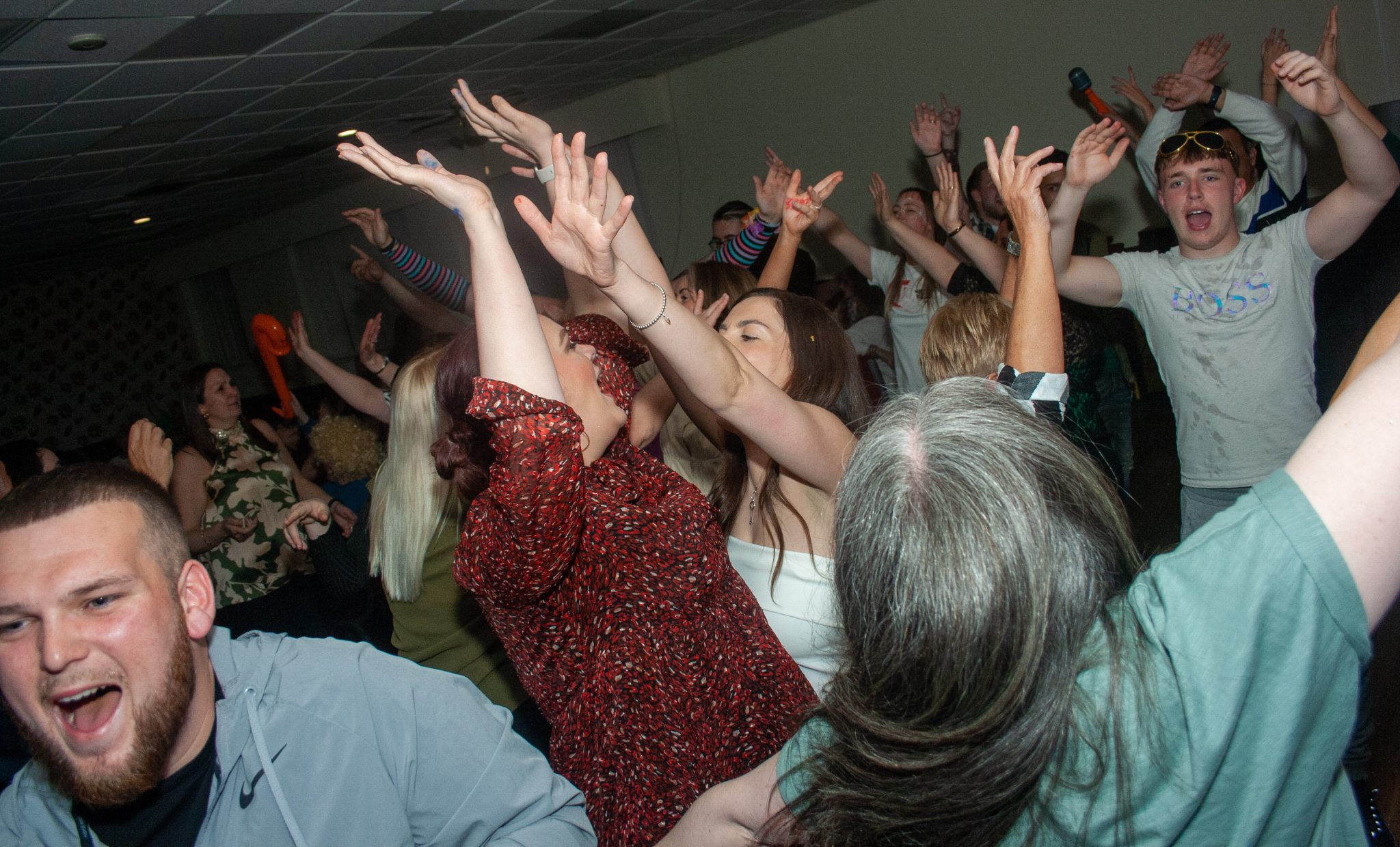 Guests filled the dance floor