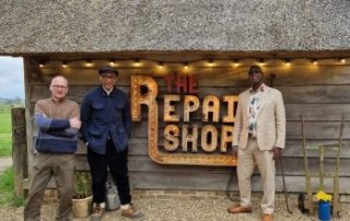 Patrick with the Repair Shop team