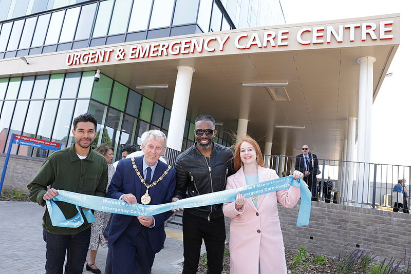 Casualty TV stars join Walsall UECC opening event