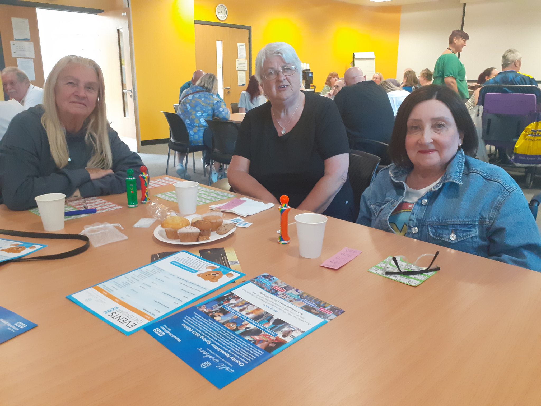 Bingo session at the meet and mingle evening