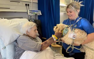 Charlie with patient John.