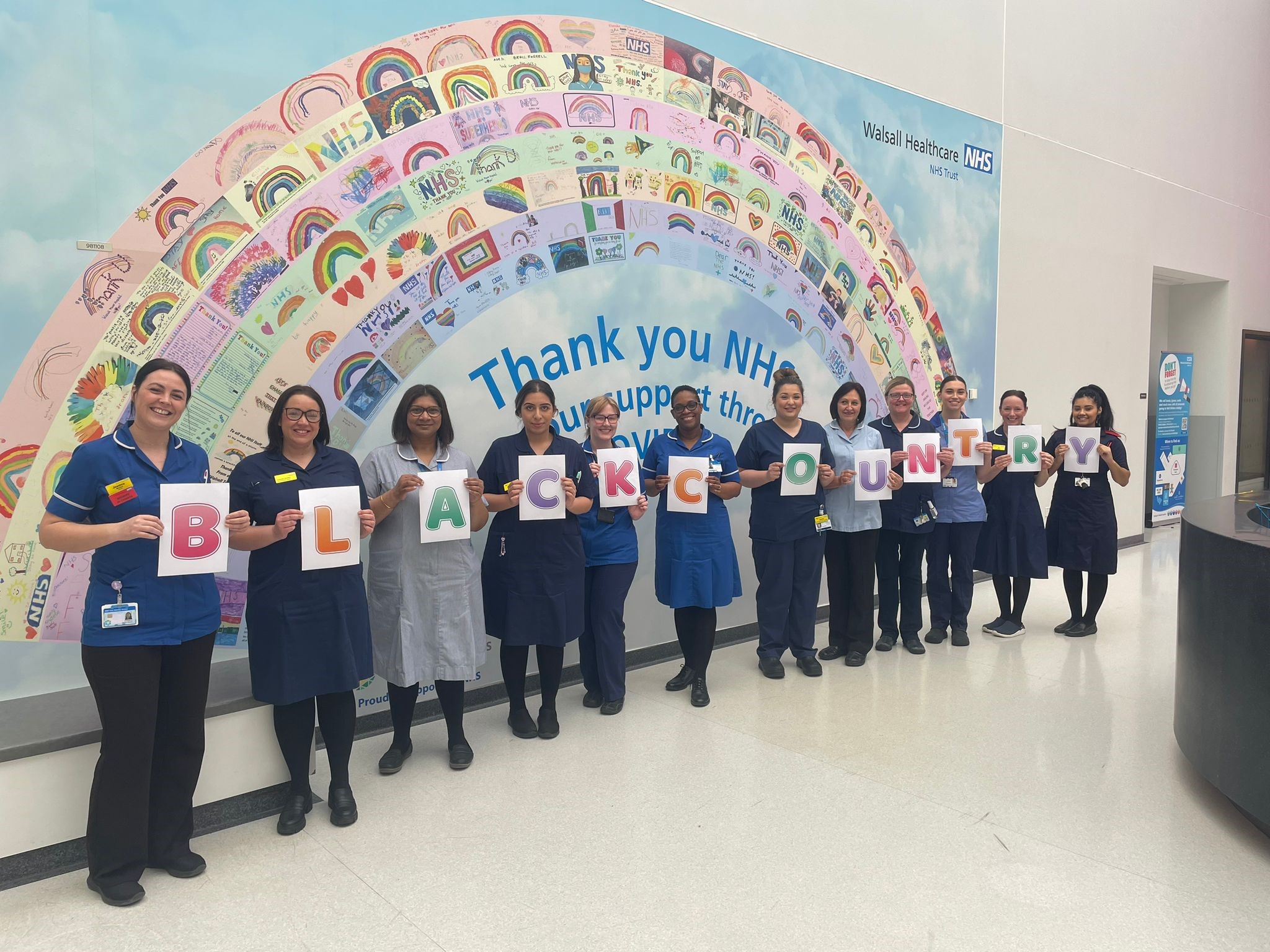 Midwives from all over the Black Country