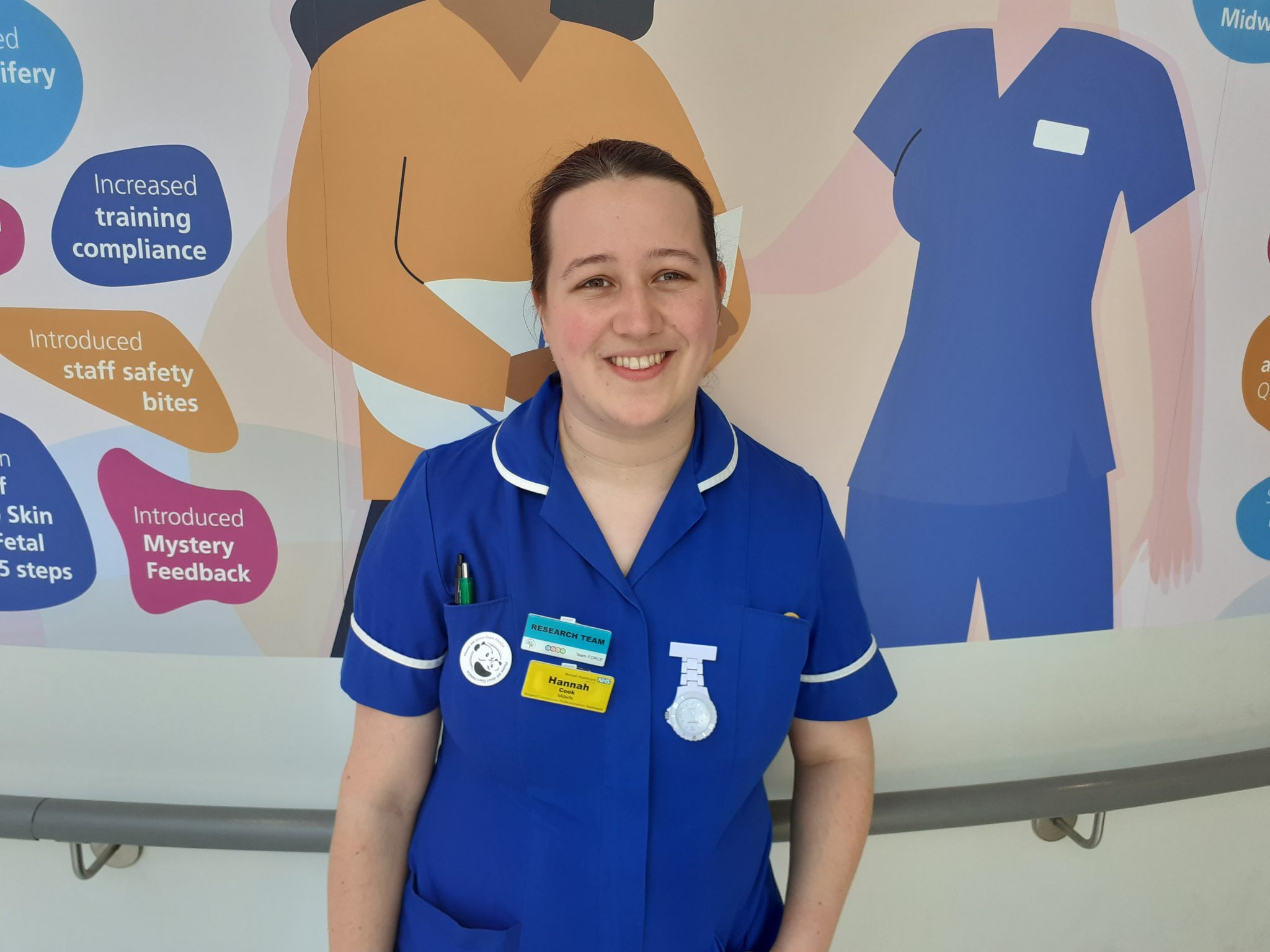 Walsall Clinical Research Midwife Hannah Cook