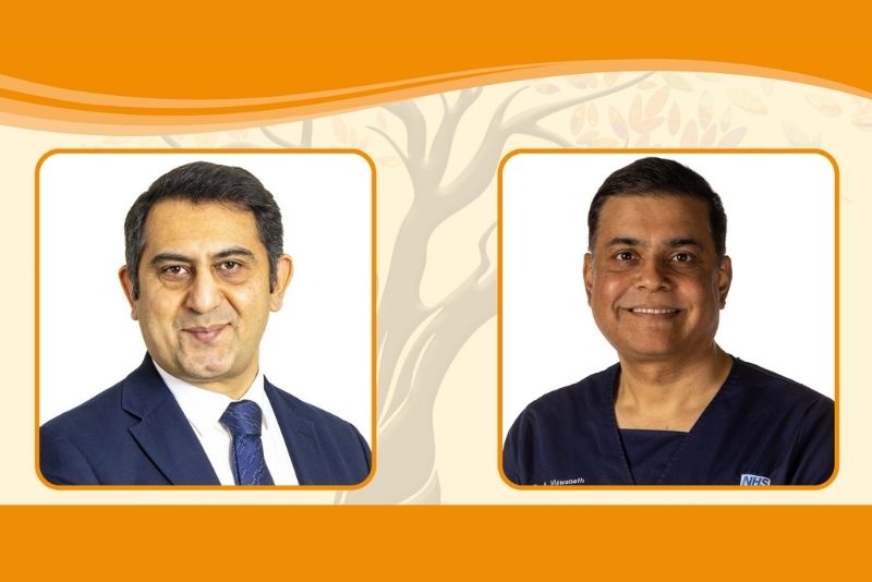 Dr Zia Din, Chief Medical Officer for Walsall and Dr Ananth Viswanath, Deputy Chief Medical Officer at Wolverhampton