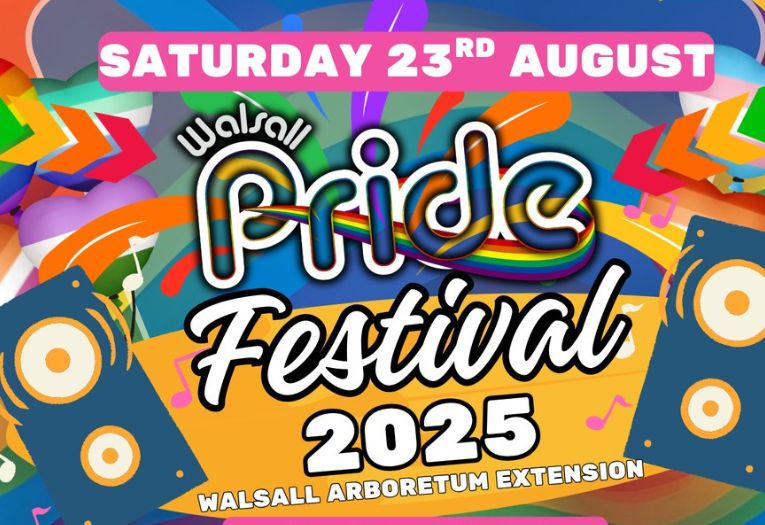 Walsall Pride 2025 logo